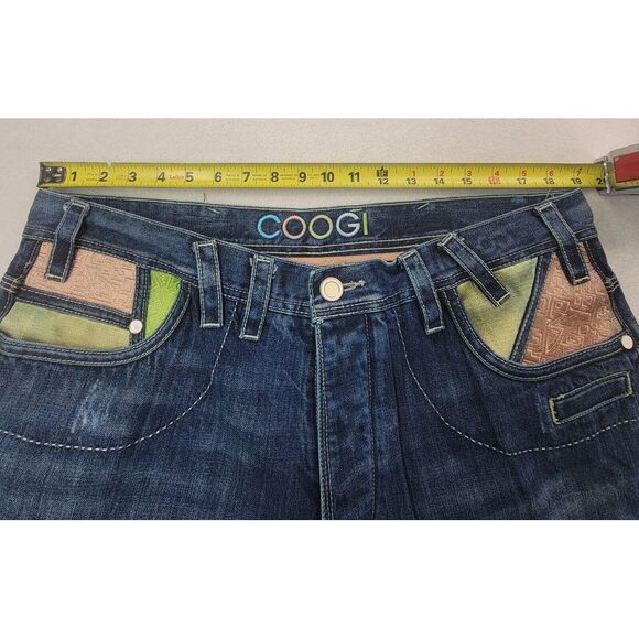 Coogi Jeans Mens 38 X 34 Baggy Y2K Jeans Blue Wide Leg Skater Grunge Hip Hop VTG - Picture 15 of 15
